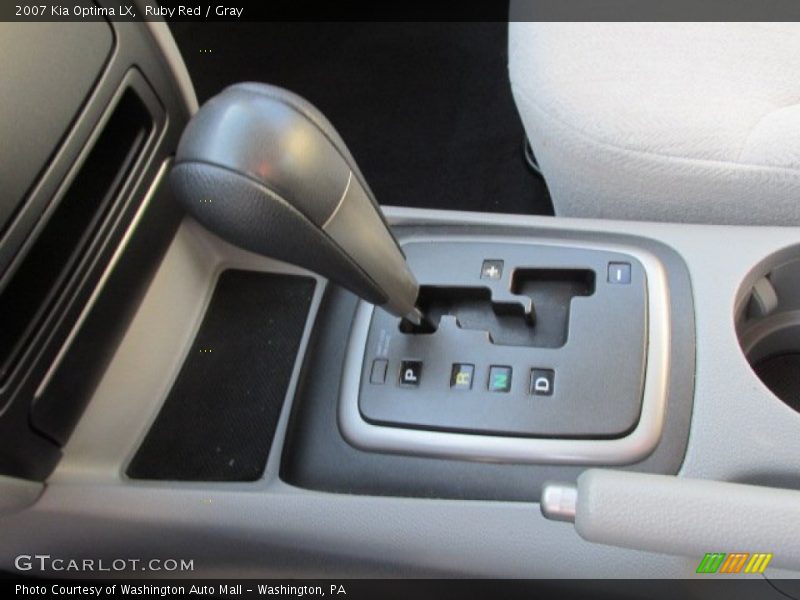 Ruby Red / Gray 2007 Kia Optima LX