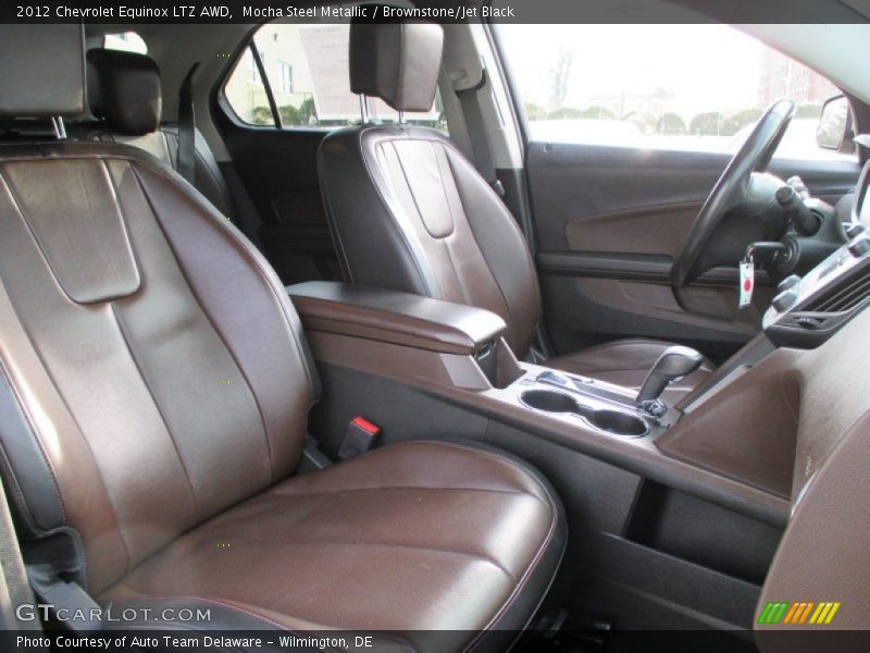 Mocha Steel Metallic / Brownstone/Jet Black 2012 Chevrolet Equinox LTZ AWD