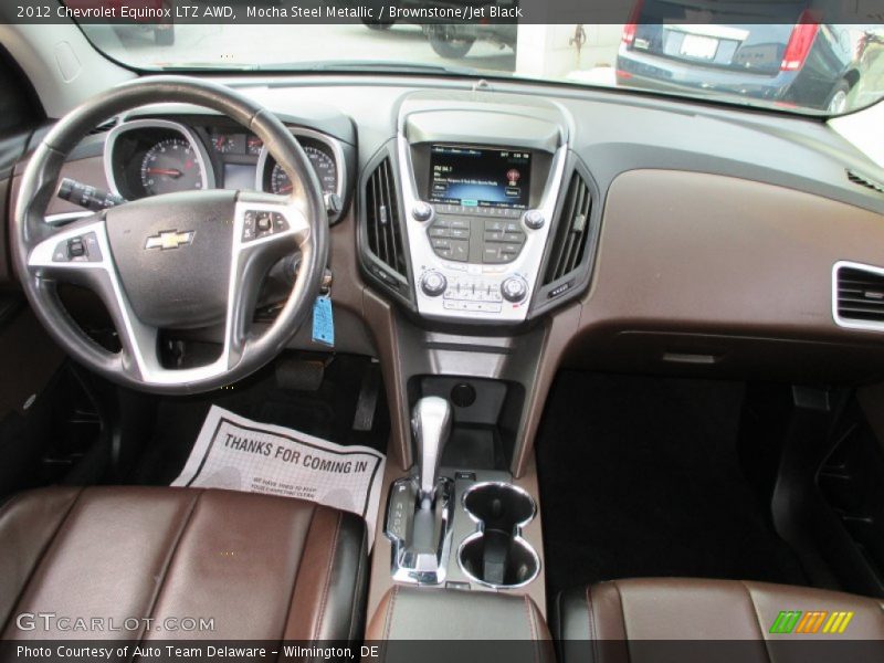Mocha Steel Metallic / Brownstone/Jet Black 2012 Chevrolet Equinox LTZ AWD