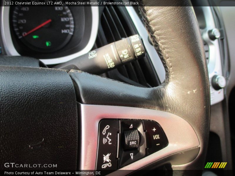 Mocha Steel Metallic / Brownstone/Jet Black 2012 Chevrolet Equinox LTZ AWD