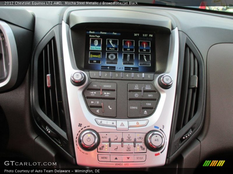 Mocha Steel Metallic / Brownstone/Jet Black 2012 Chevrolet Equinox LTZ AWD