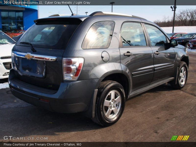 Cyber Gray Metallic / Light Gray 2009 Chevrolet Equinox LS