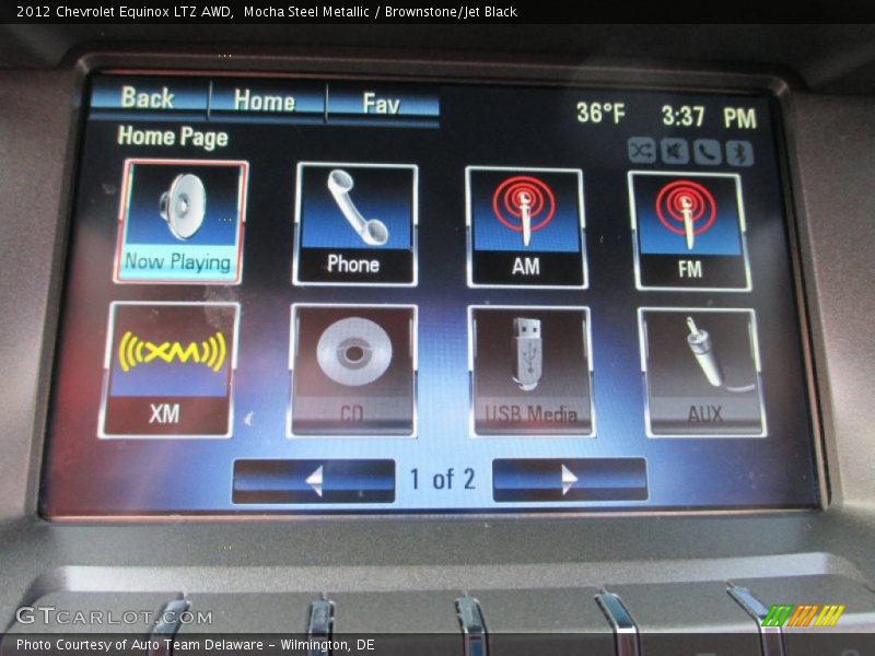 Mocha Steel Metallic / Brownstone/Jet Black 2012 Chevrolet Equinox LTZ AWD