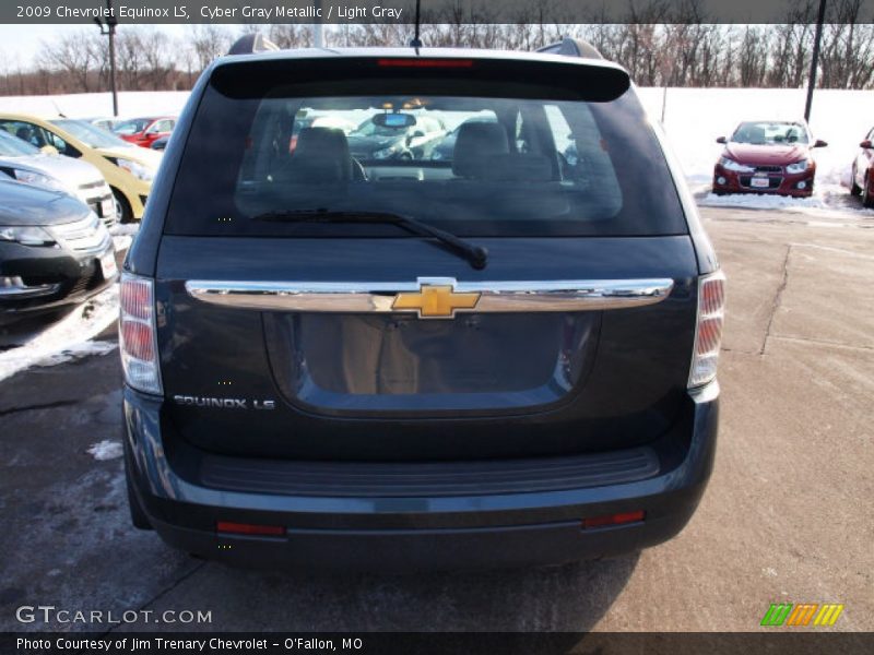 Cyber Gray Metallic / Light Gray 2009 Chevrolet Equinox LS