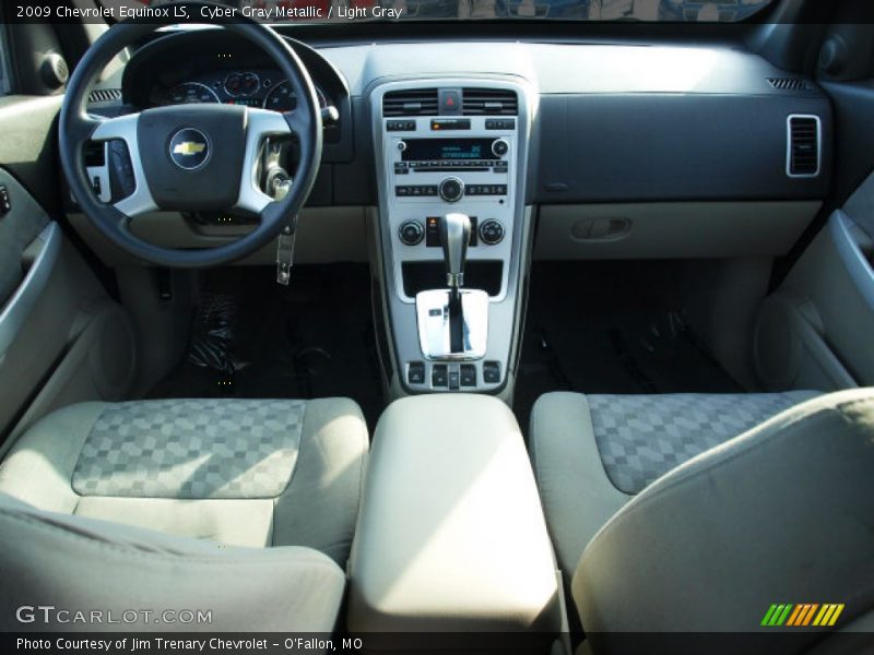 Cyber Gray Metallic / Light Gray 2009 Chevrolet Equinox LS