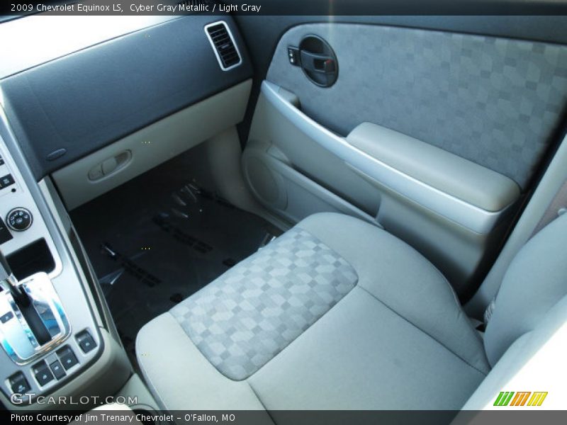 Cyber Gray Metallic / Light Gray 2009 Chevrolet Equinox LS