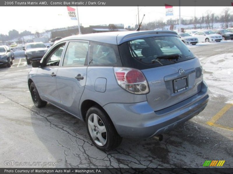 Cosmic Blue Metallic / Dark Gray 2006 Toyota Matrix AWD