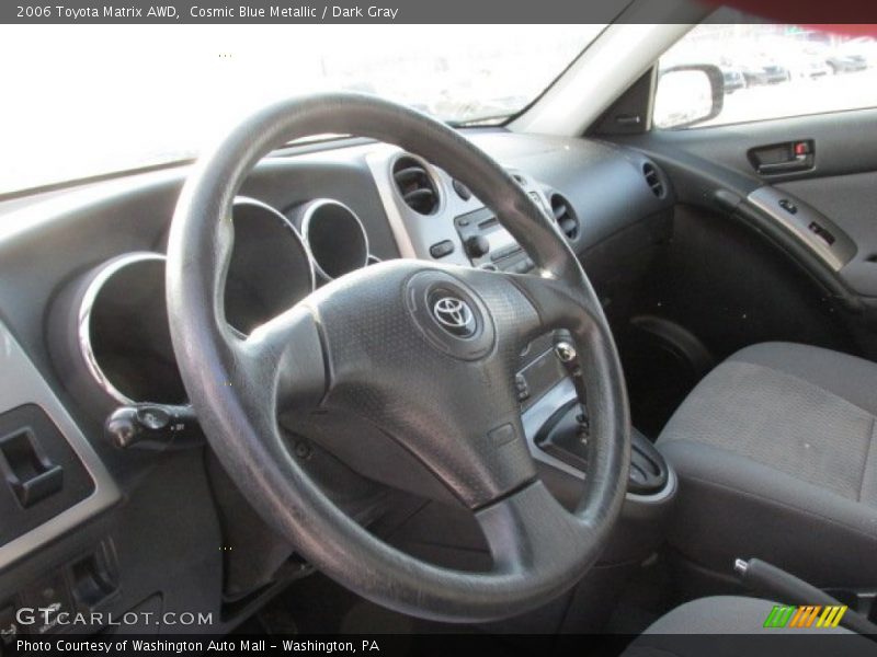 Cosmic Blue Metallic / Dark Gray 2006 Toyota Matrix AWD