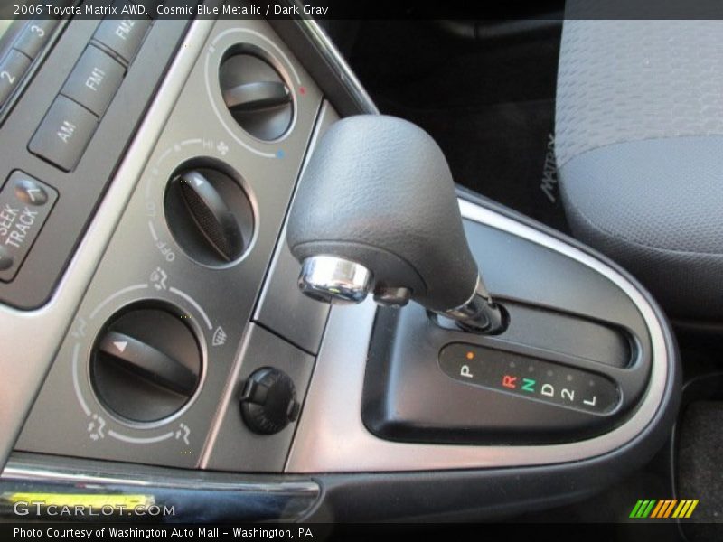 Cosmic Blue Metallic / Dark Gray 2006 Toyota Matrix AWD