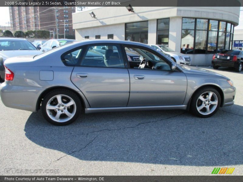 Quartz Silver Metallic / Off Black 2008 Subaru Legacy 2.5i Sedan