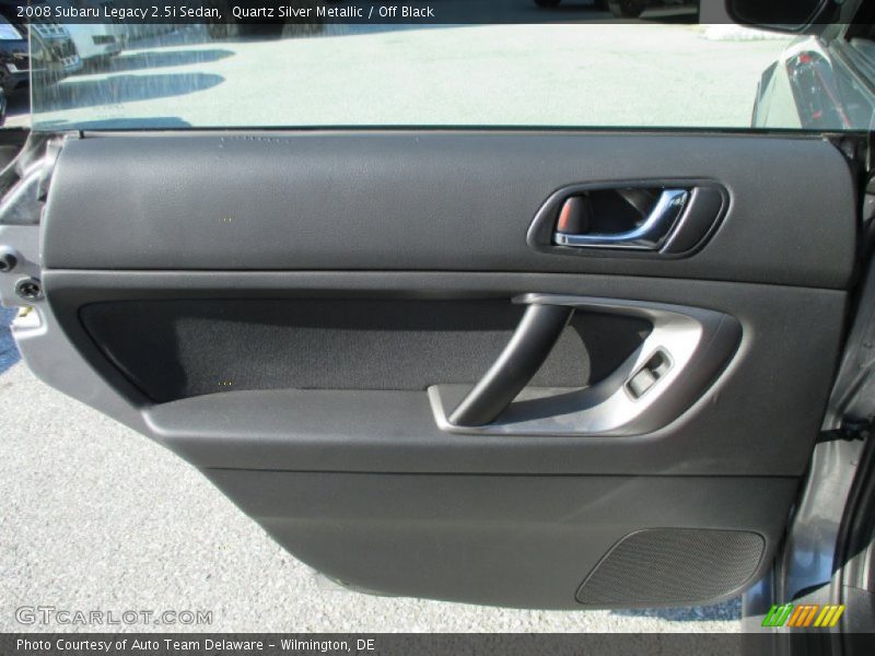 Quartz Silver Metallic / Off Black 2008 Subaru Legacy 2.5i Sedan