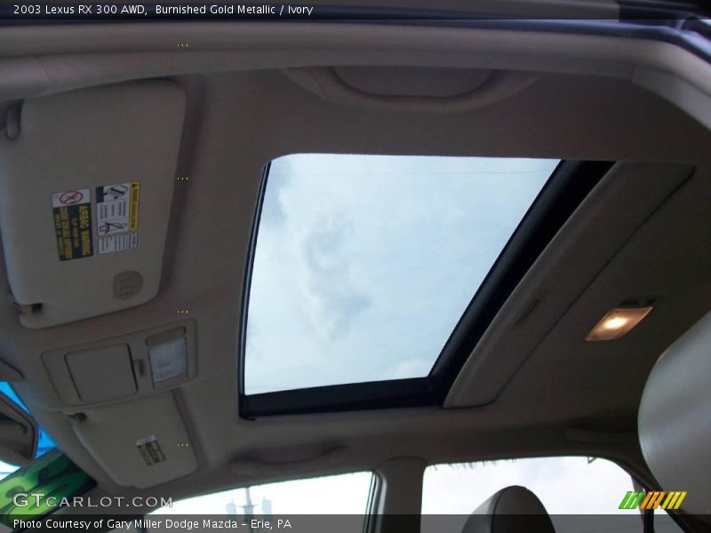 Burnished Gold Metallic / Ivory 2003 Lexus RX 300 AWD