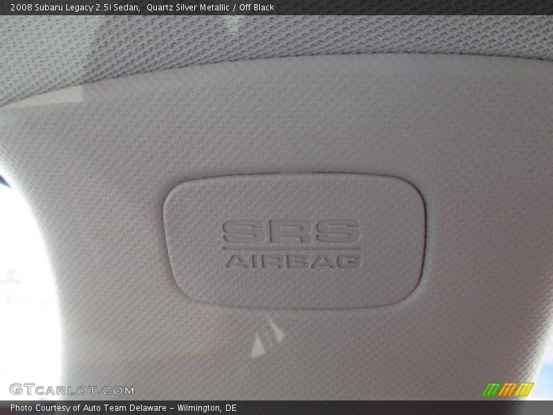 Quartz Silver Metallic / Off Black 2008 Subaru Legacy 2.5i Sedan