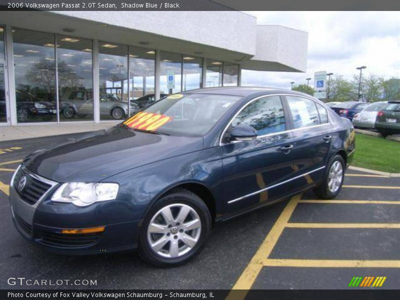 Shadow Blue / Black 2006 Volkswagen Passat 2.0T Sedan