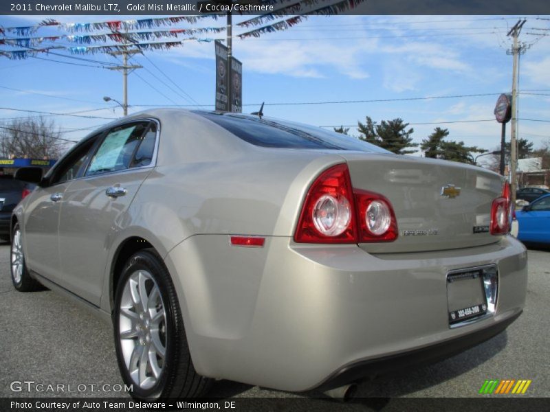 Gold Mist Metallic / Cocoa/Cashmere 2011 Chevrolet Malibu LTZ