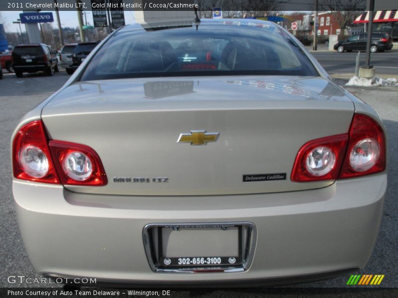 Gold Mist Metallic / Cocoa/Cashmere 2011 Chevrolet Malibu LTZ