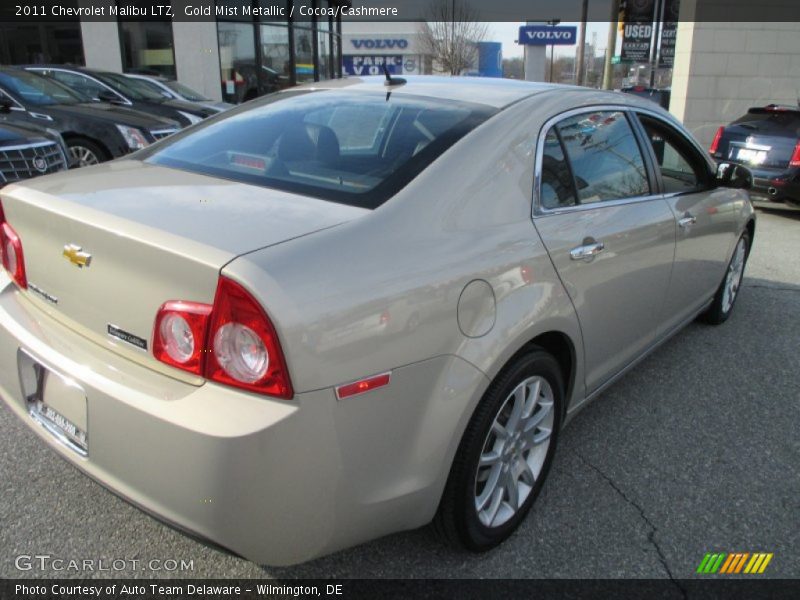 Gold Mist Metallic / Cocoa/Cashmere 2011 Chevrolet Malibu LTZ