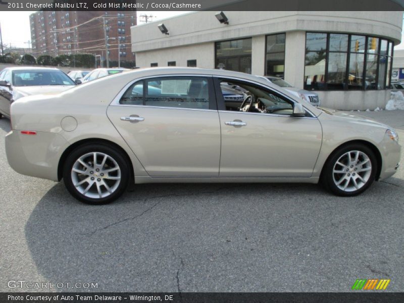 Gold Mist Metallic / Cocoa/Cashmere 2011 Chevrolet Malibu LTZ