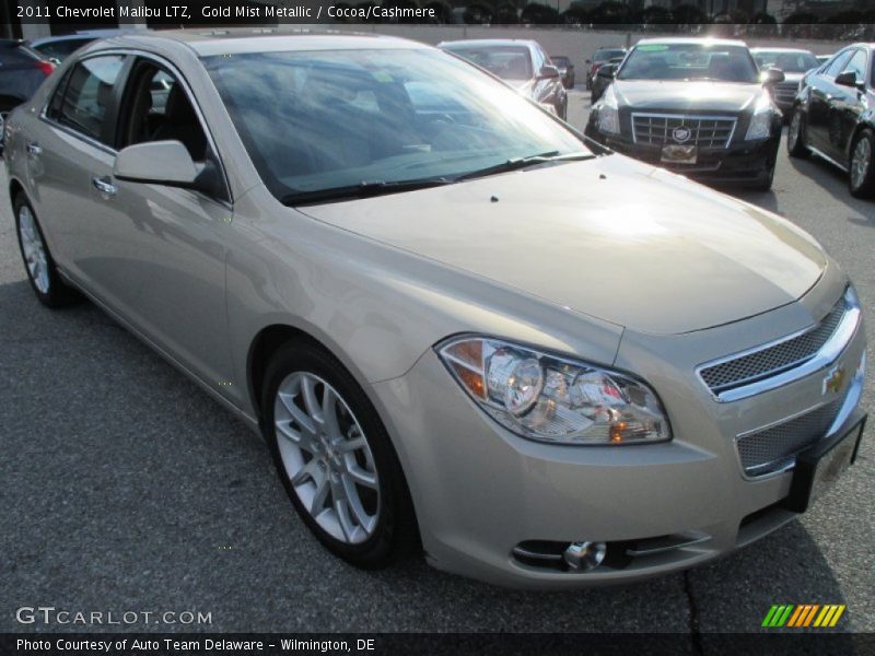 Gold Mist Metallic / Cocoa/Cashmere 2011 Chevrolet Malibu LTZ