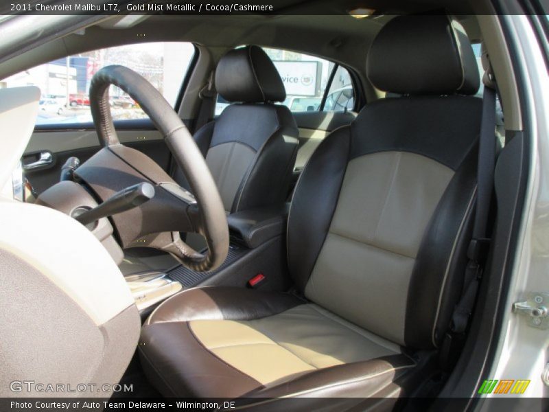 Gold Mist Metallic / Cocoa/Cashmere 2011 Chevrolet Malibu LTZ