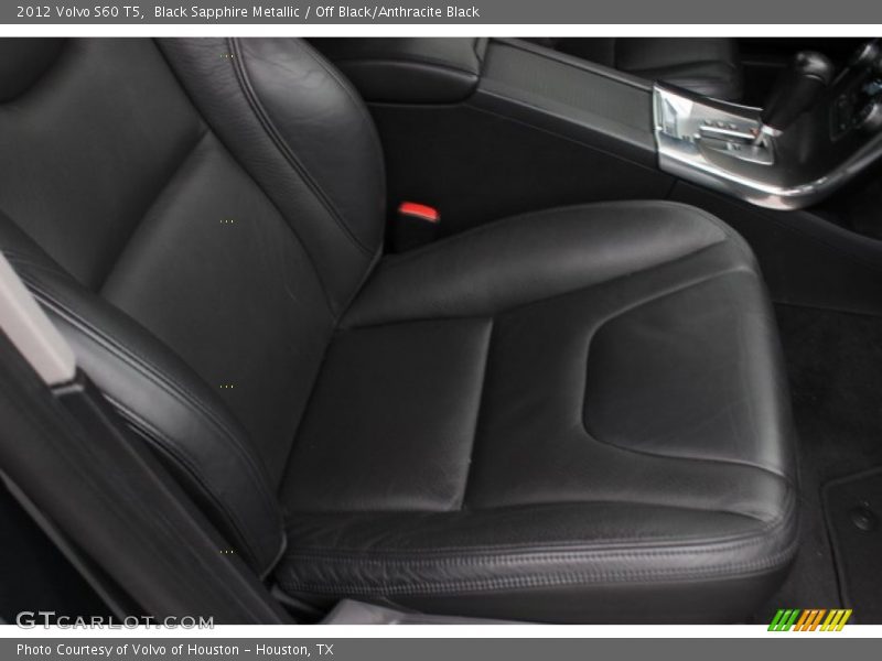 Black Sapphire Metallic / Off Black/Anthracite Black 2012 Volvo S60 T5