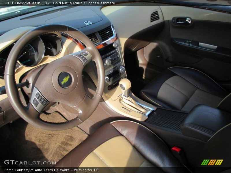 Gold Mist Metallic / Cocoa/Cashmere 2011 Chevrolet Malibu LTZ