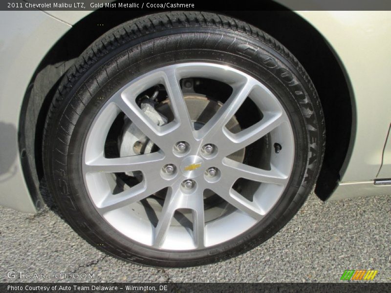 Gold Mist Metallic / Cocoa/Cashmere 2011 Chevrolet Malibu LTZ