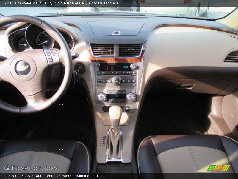 Gold Mist Metallic / Cocoa/Cashmere 2011 Chevrolet Malibu LTZ