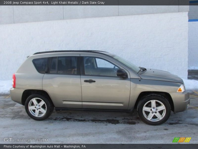 Light Khaki Metallic / Dark Slate Gray 2008 Jeep Compass Sport 4x4