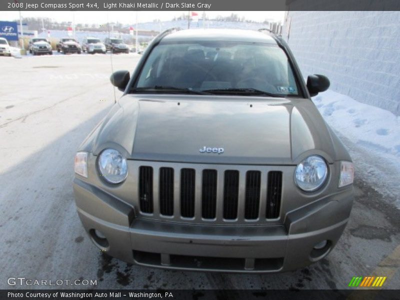 Light Khaki Metallic / Dark Slate Gray 2008 Jeep Compass Sport 4x4