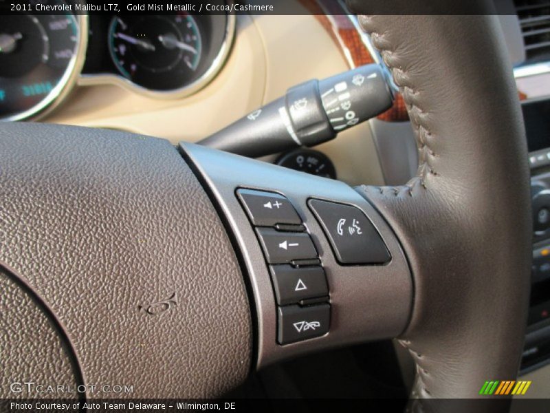 Gold Mist Metallic / Cocoa/Cashmere 2011 Chevrolet Malibu LTZ