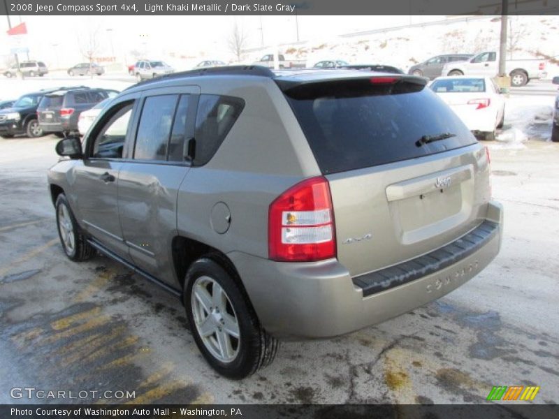 Light Khaki Metallic / Dark Slate Gray 2008 Jeep Compass Sport 4x4