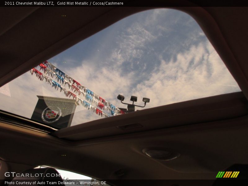 Gold Mist Metallic / Cocoa/Cashmere 2011 Chevrolet Malibu LTZ