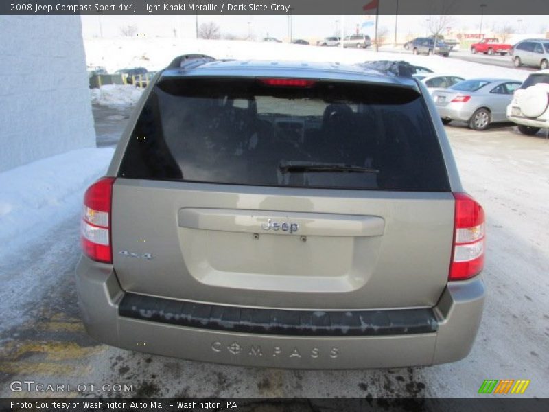 Light Khaki Metallic / Dark Slate Gray 2008 Jeep Compass Sport 4x4
