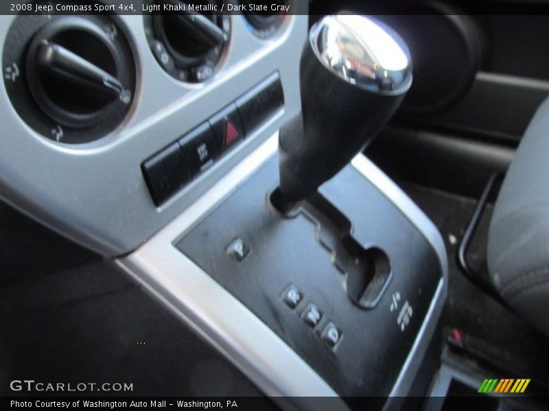 Light Khaki Metallic / Dark Slate Gray 2008 Jeep Compass Sport 4x4