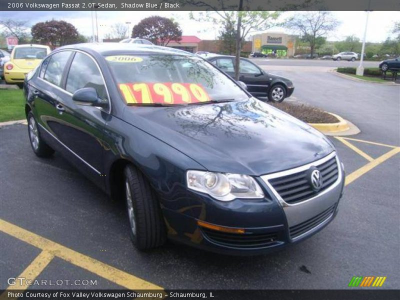 Shadow Blue / Black 2006 Volkswagen Passat 2.0T Sedan