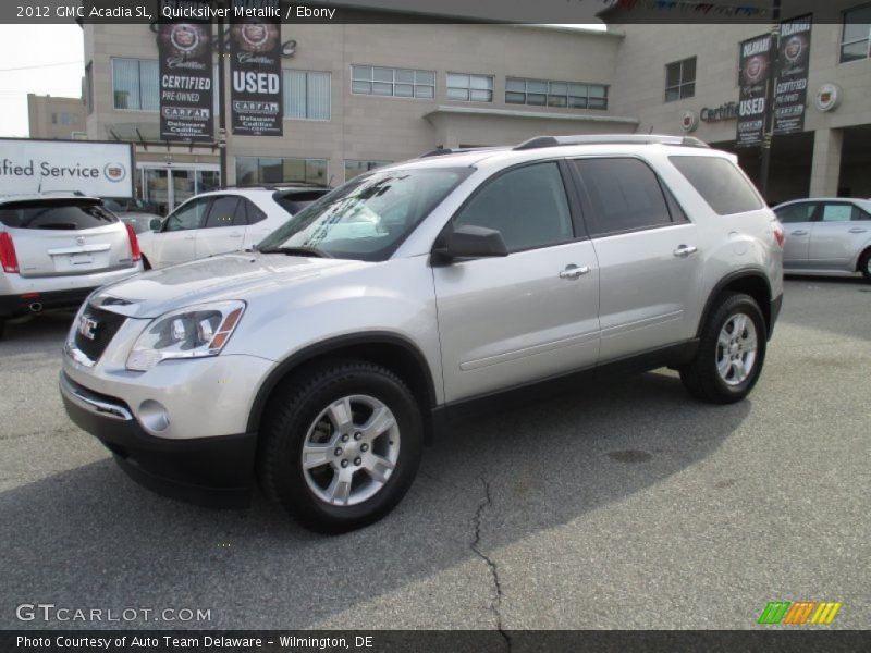 Quicksilver Metallic / Ebony 2012 GMC Acadia SL