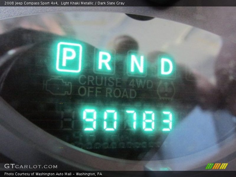 Light Khaki Metallic / Dark Slate Gray 2008 Jeep Compass Sport 4x4