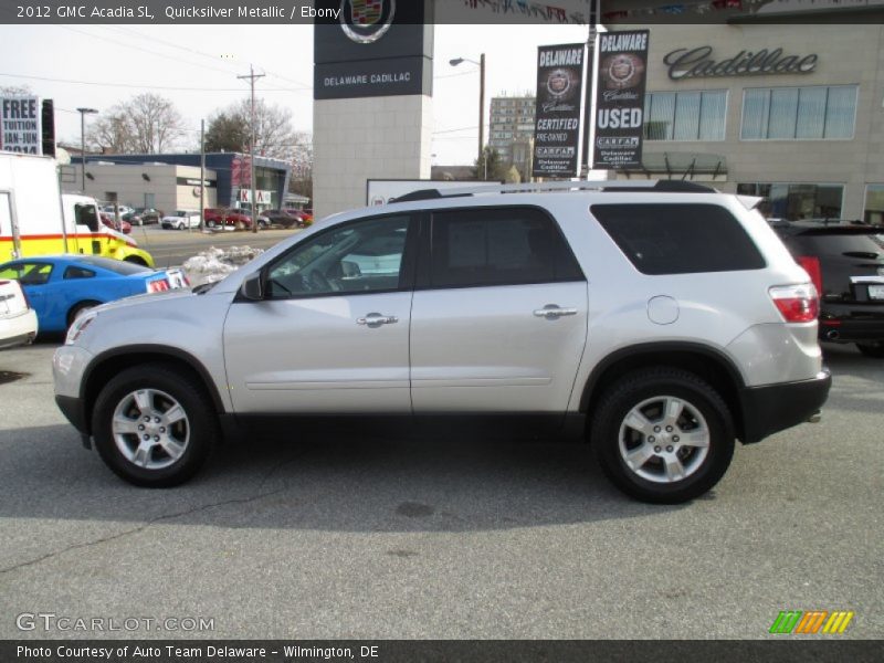 Quicksilver Metallic / Ebony 2012 GMC Acadia SL