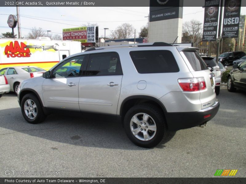 Quicksilver Metallic / Ebony 2012 GMC Acadia SL