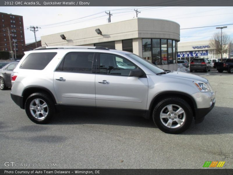 Quicksilver Metallic / Ebony 2012 GMC Acadia SL