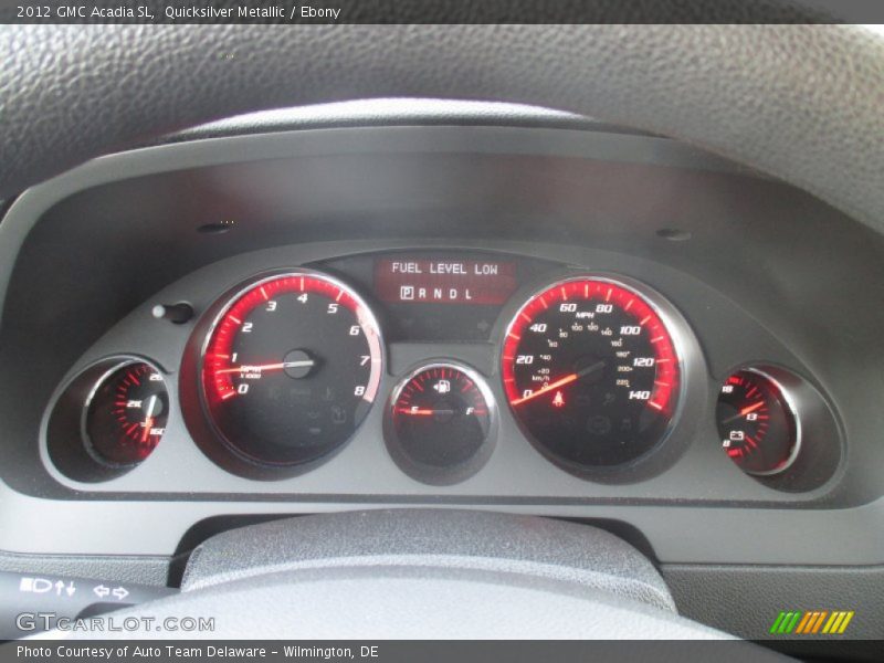 Quicksilver Metallic / Ebony 2012 GMC Acadia SL