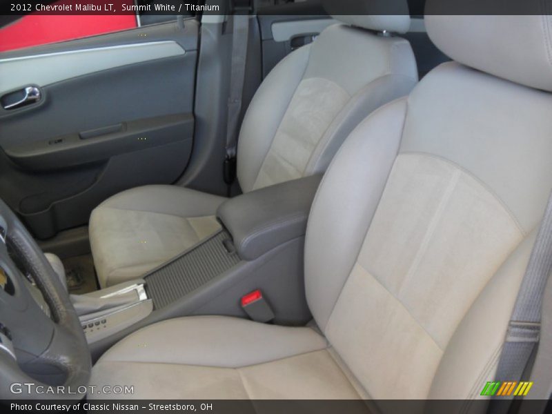 Summit White / Titanium 2012 Chevrolet Malibu LT