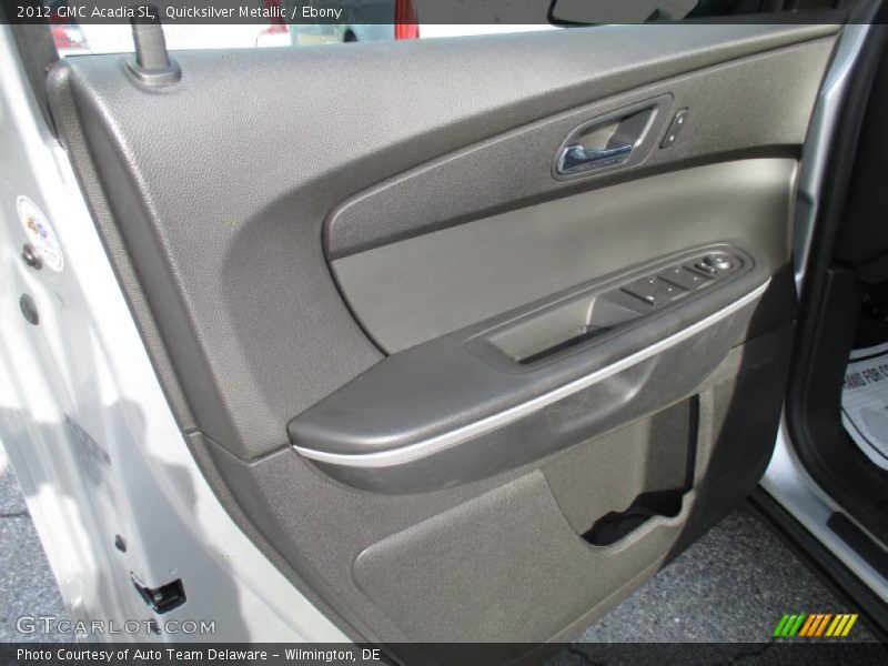 Quicksilver Metallic / Ebony 2012 GMC Acadia SL