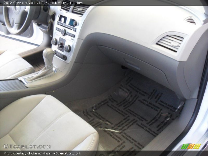 Summit White / Titanium 2012 Chevrolet Malibu LT