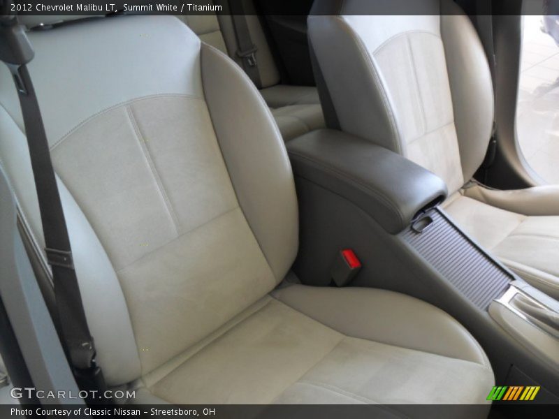 Summit White / Titanium 2012 Chevrolet Malibu LT