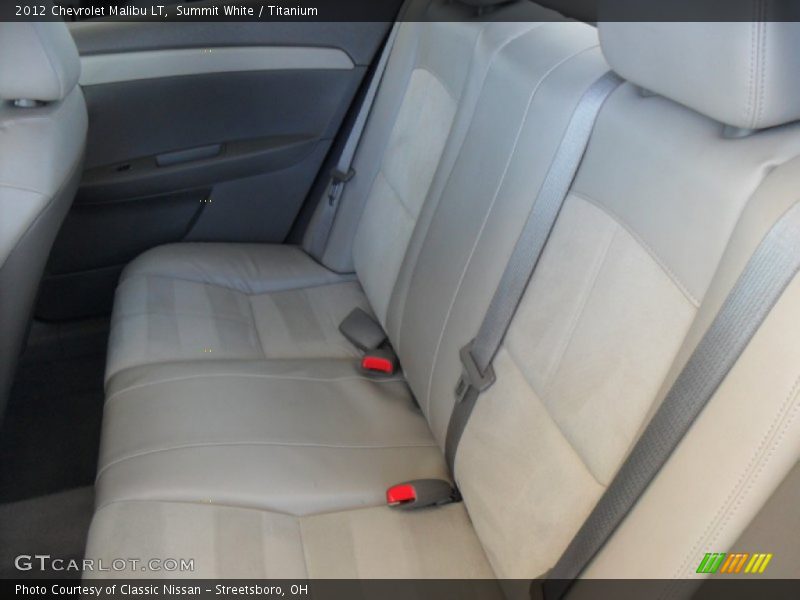 Summit White / Titanium 2012 Chevrolet Malibu LT