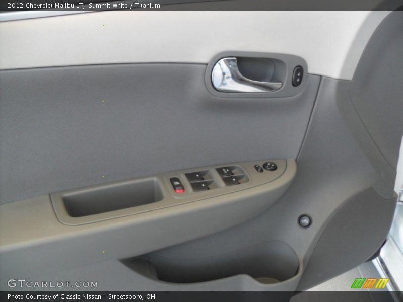 Summit White / Titanium 2012 Chevrolet Malibu LT