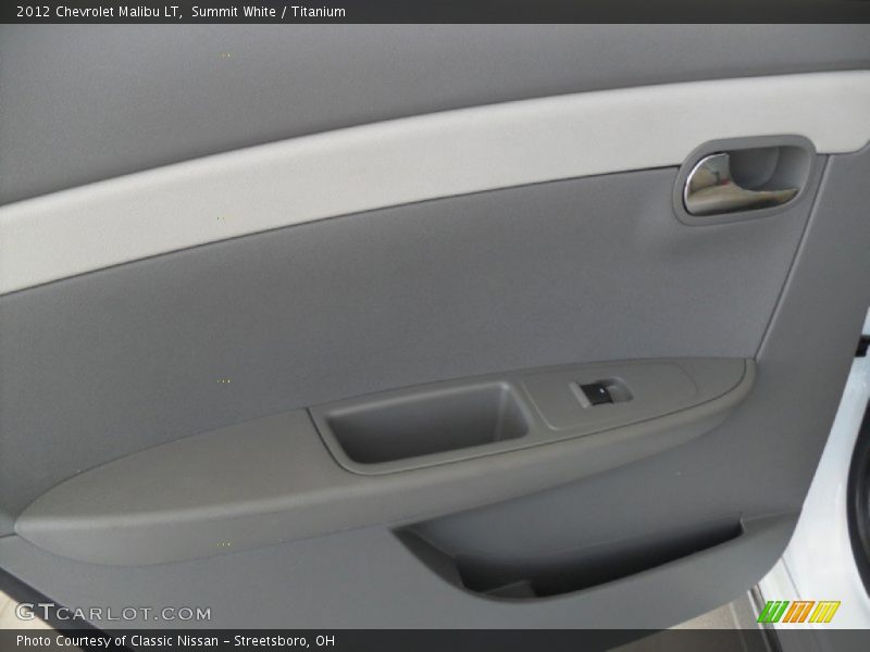 Summit White / Titanium 2012 Chevrolet Malibu LT