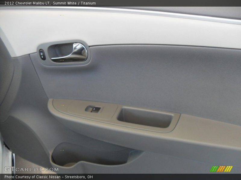 Summit White / Titanium 2012 Chevrolet Malibu LT